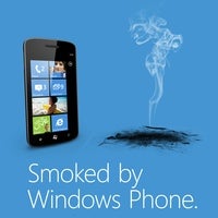 As expected, Microsoft makes "Smoked by Windows Phone" an ad campaign