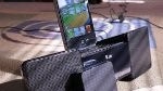 iLuv Vibro II alarm clock stand hands-on
