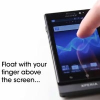 Sony Xperia sola "floating touch" magic explained