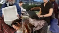 Jon Stewart blasts "I'm a 4G hotspot" homeless people SXSW campaign
