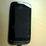T-Mobile myTouch smartphone made by Huawei poses for the camera