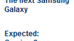 Carphone Warehouse changes teaser page to call new model "The next Samsung Galaxy"