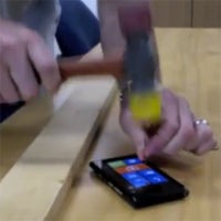 Cringing video shows Nokia Lumia 900 being used as a hammer