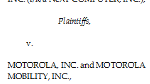 Motorola and Apple are each given one last chance before Judge Posner to show validity of suit