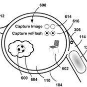 Google patents Project Glass trackpad