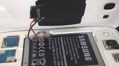 Samsung Galaxy S III plus salvaged Palm Pre parts equal wireless charging hack
