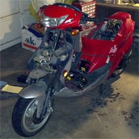 Hack remote starts a scooter with the shake of a phone