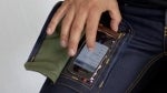 Jeans made with transparent pockets save you the trouble of pulling out your phone