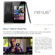 Google Nexus 7 tablet specs and video promo leak minutes before the announcement