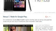 Google Nexus tablet specs and video promo leak minutes before the announcement