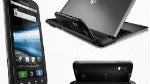 Motorola says the ATRIX HD will not support the Lapdock or WebTop