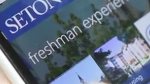 Seton Hall freshmen get their Nokia Lumia 900 handsets