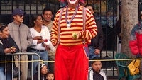 In a bizarre twist Steve Jobs' stolen iPad was briefly into the hands of Kenny The Clown, playing the "Pink Panther" theme