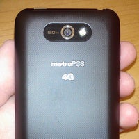 LG Motion 4G for MetroPCS poses for the camera