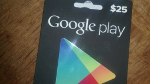 Option to redeem gift cards now showing up in Google Play Store