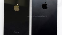 Fully assembled Apple iPhone 5 pictured side to side with older siblings
