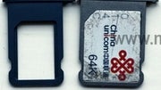 iPhone 5 Nano SIM card photographed in Europe