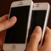 Video leaks out of an Apple iPhone 5 booting up to iOS 6