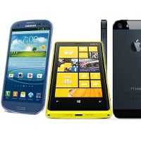 Apple iPhone 5 vs Samsung Galaxy S III vs Nokia Lumia 920 specs comparison