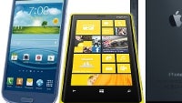Apple iPhone 5 vs Samsung Galaxy S III vs Nokia Lumia 920 specs comparison