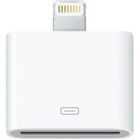 Apple's Lightning to 30-pin Adapter will set you back $30 for hooking older accessories, video out is no go