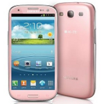 Pretty in pink is the Samsung Galaxy S III