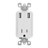 Leviton introduces in-wall USB charger for phones and tablets