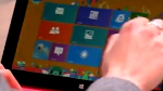 Another video of the Microsoft Surface appears, showing features that set it apart from the iPad
