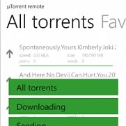 uTorrent Remote Beta app goes live at the Windows Phone Store