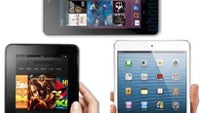 Apple iPad mini vs Google Nexus 7 vs Amazon Kindle Fire HD specs comparison