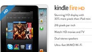Amazon directly attacks the iPad mini in a Kindle Fire HD home page comparison