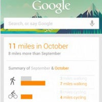 Google Now quietly gets pedometer card: tracks how much you've walked, cycled