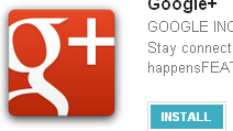Users can now install Android apps from Google+ Stream