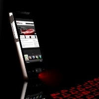 CTX to embed a laser projection keyboard in your phone, its $99 keychain gear sells out