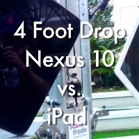 Apple vs Nexus drop test (video)