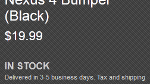 Google Nexus 4 bumpers back in stock at the U.S. Google Play Store, now how about the phone?