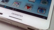 Huawei Ascend D2 in white poses for the camera