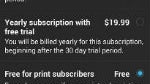 Google Play Magazines added "free for print subscribers" weeks ago, media just noticing
