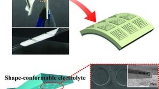 Korean researchers make 'the world's first imprintable and bendable lithium-ion battery'