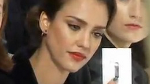 Jessica Alba spotted with white Nokia Lumia 920