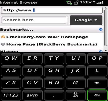 Leaked OS .99 for BlackBerry Storm