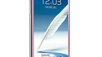 Samsung Galaxy Note II pink
