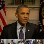 President Obama says patent reform has gone "about halfway to where we need to go", doesn't comment