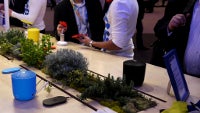 Booth-y call: see the MWC expo displays of Samsung, Nokia, LG, ZTE and Qualcomm