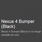 Google Nexus 4 rubber bumper is bumped