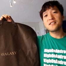 Parody: Samsung Galaxy suit unboxing video