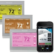 Honeywell lets you light up your phone-controlled thermostat in pink, all for $249