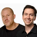 Jony Ive faces Scott Forstall after the iOS 7 announcement