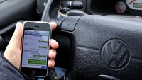 Volkswagen uses print ad to promote its campaign against texting and driving