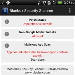 Bluebox Security Scanner app checks if you are patched against the Android 'Master Key' exploit